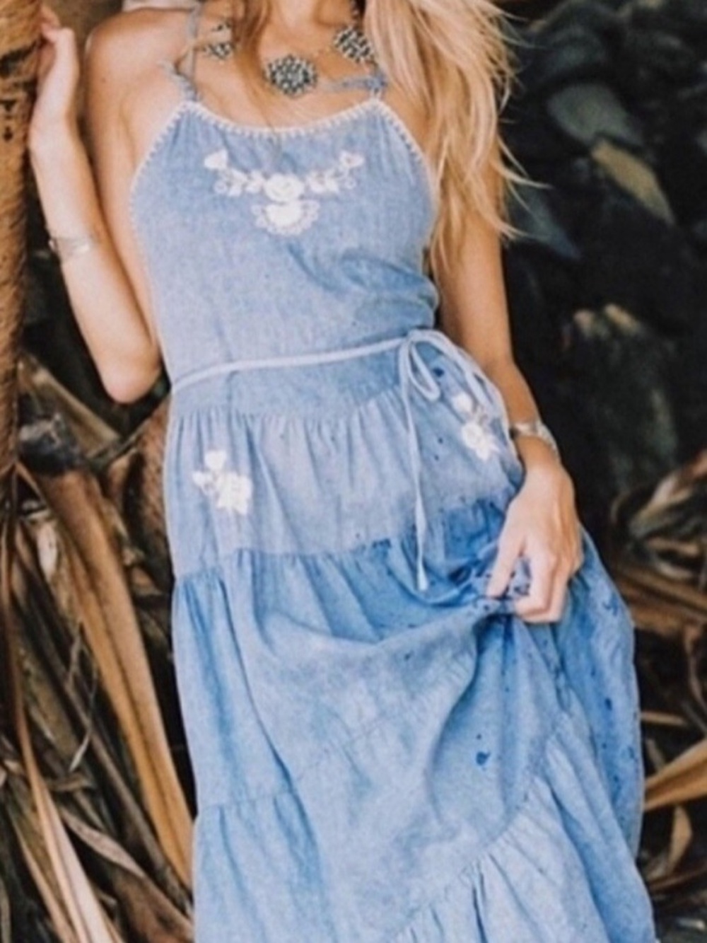 Bohemian Chasing unicorns whimsical dress💙